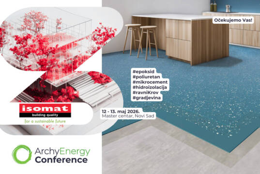 Građevinski materijali Isomat na ArchyEnergy 2026 Građevinski materijali Isomat na ArchyEnergy 2026