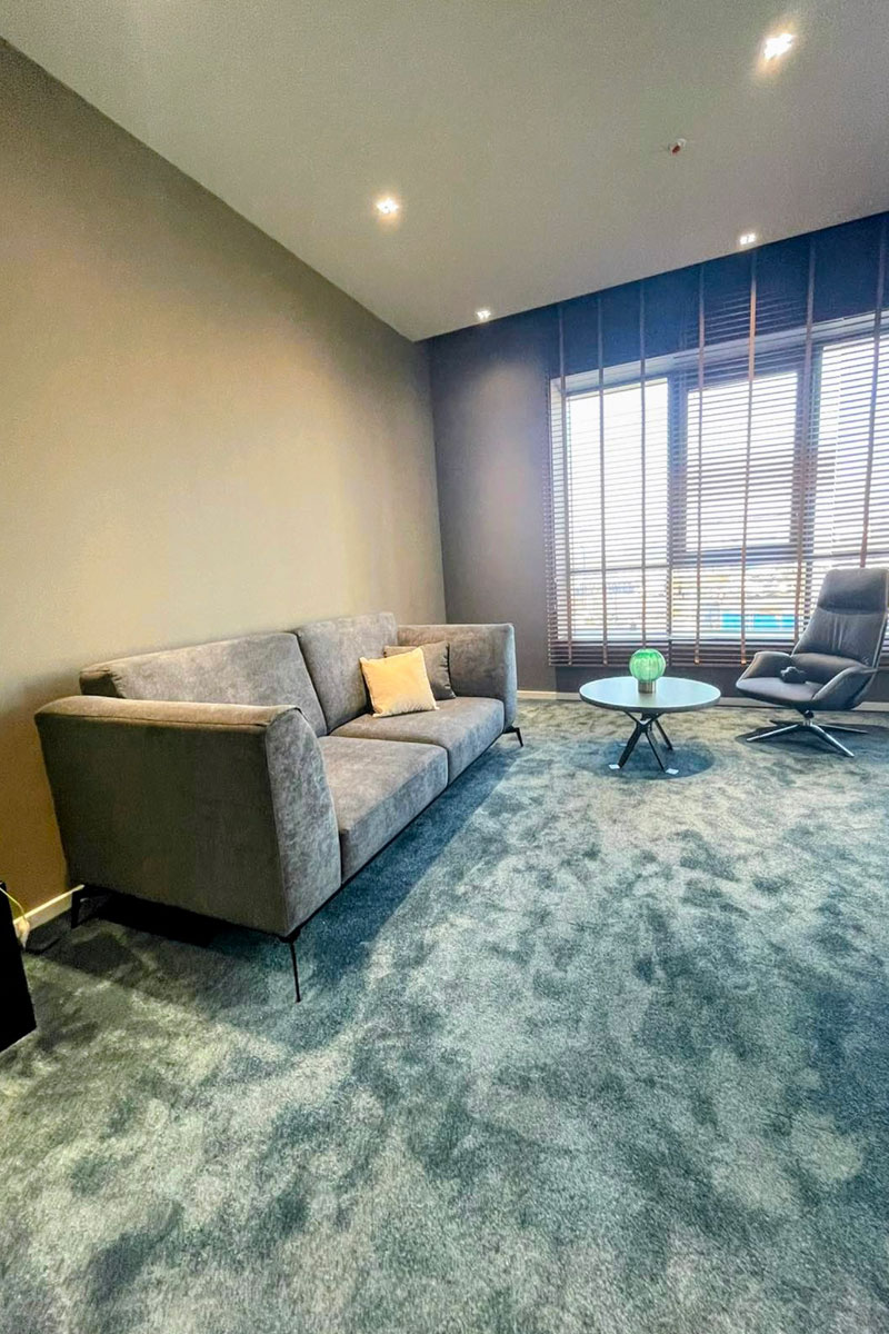 Podovi od tekstila u enterijeru / foto: Vujnović enterijeri