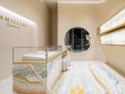 projekat: Studio Miloš Milivojević – Enterijer kao pažljivo režirano scensko iskustvo projekat: Draguljarnica Camillias Geneva / autor projekta: Studio Miloš Milivojević / foto: Miloš Martinović