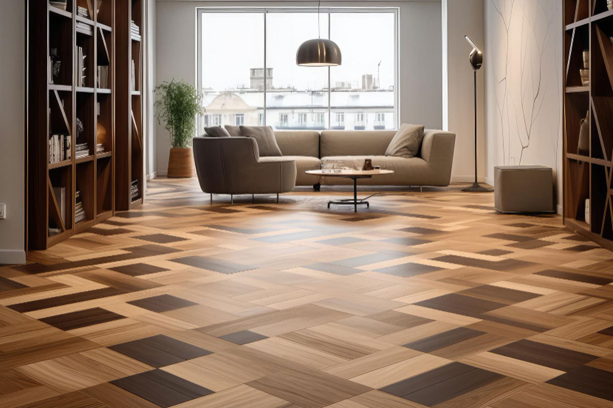 Višeslojni parket u enterijeru / foto: freepik.com